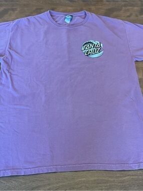 Santa Cruz Skateboards Mauve Purple Logo Tee